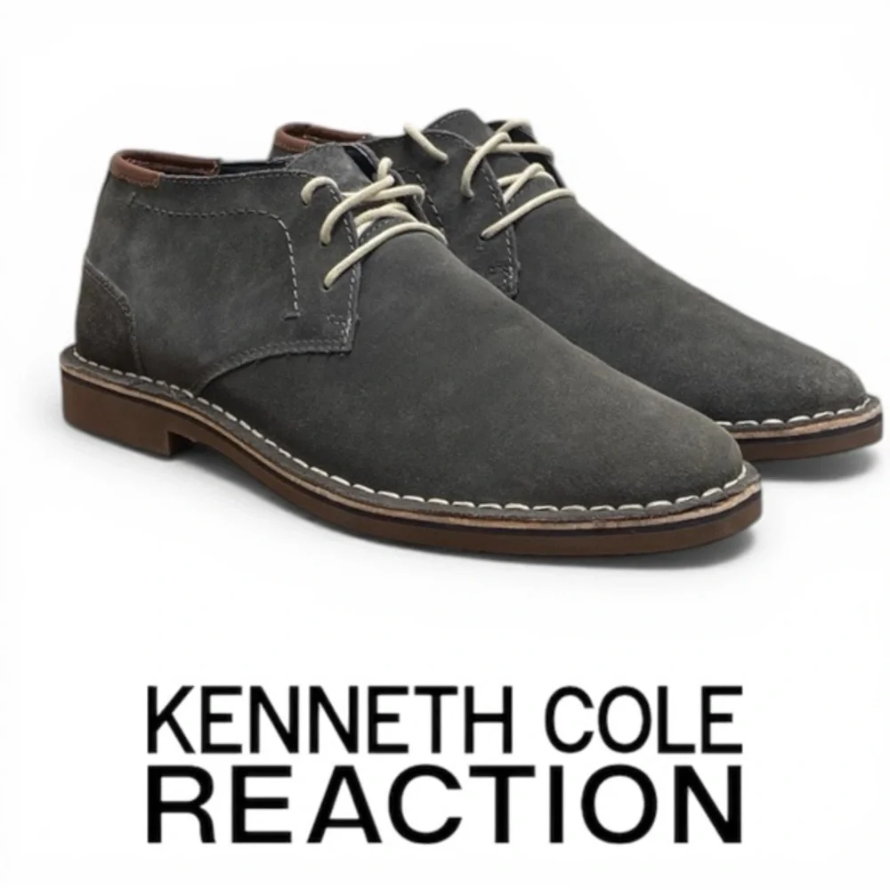 Kenneth Cole Reaction Men's Dark Gray Chukka Boots